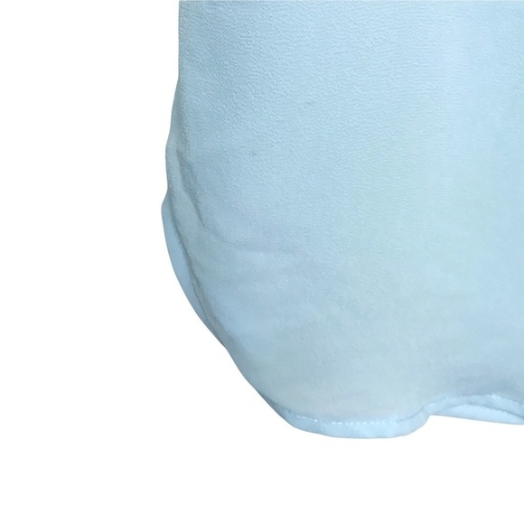 ASTR Blue Sleeveless Open Eyelet Tank Top Blouse Medium - Picture 11 of 11